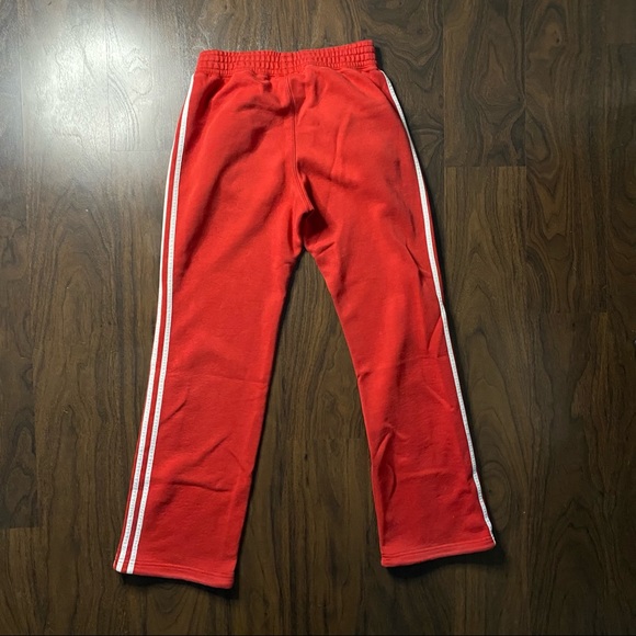 Small Red Adidas Thick Sweatpants - Picture 2 of 3